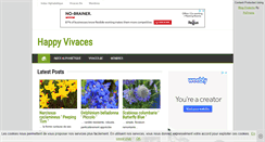 Desktop Screenshot of happyvivaces.be
